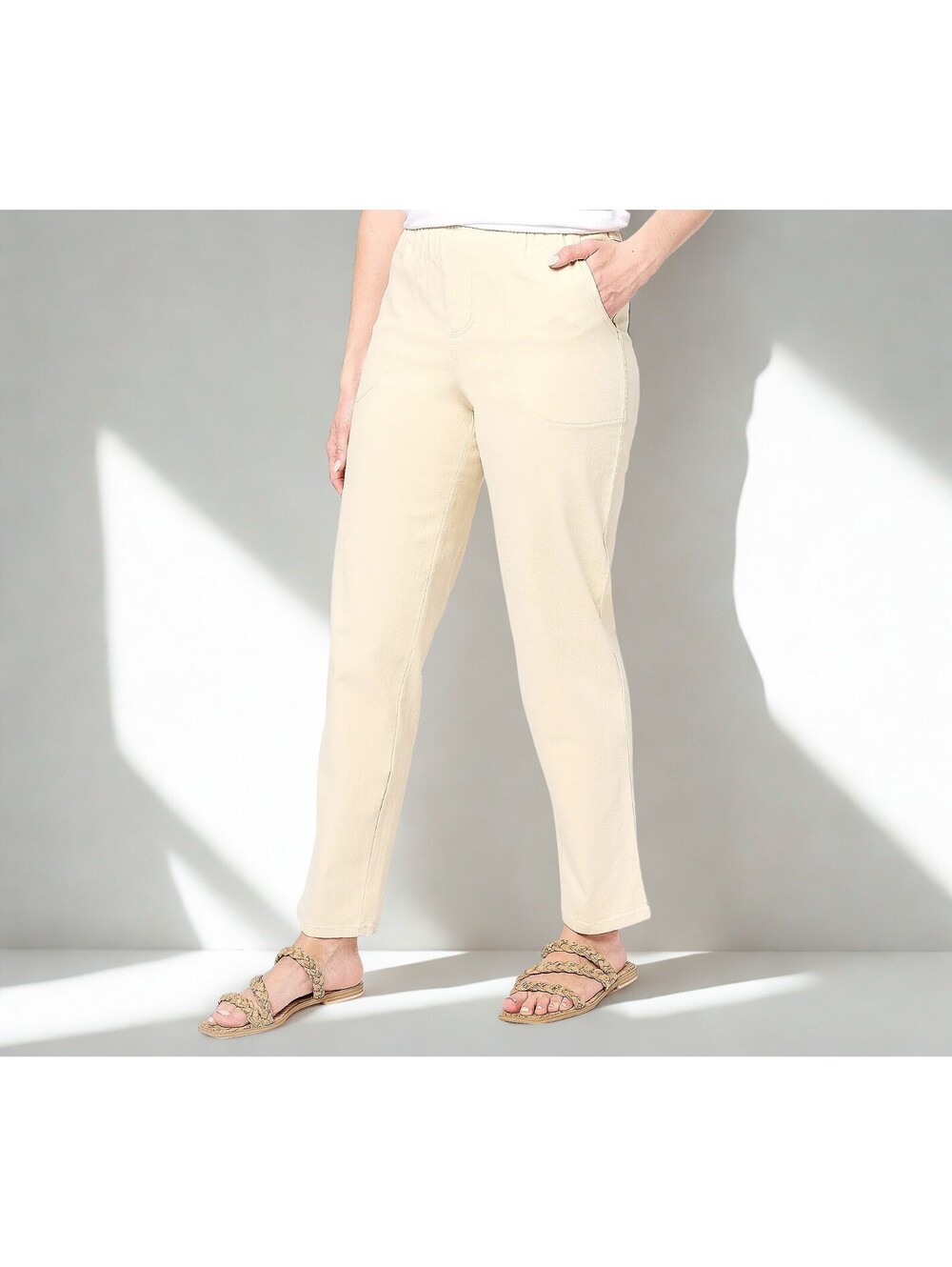 Denim & Co. "How Timeless" Regular 4-Pocket Pull-On Jeans Size 1X